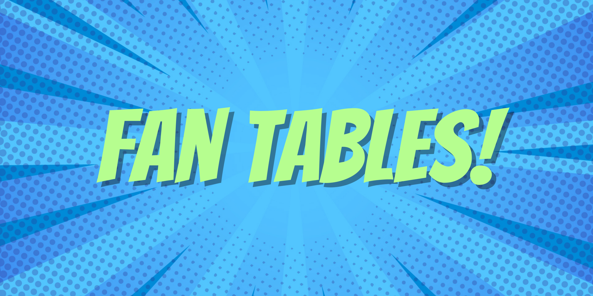 Fan Table Applications ConVivial